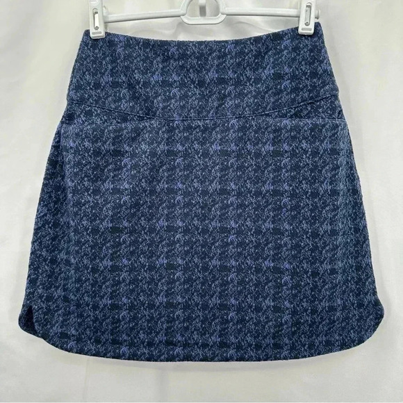 Lady Hagen Womens Athletic Skort XSmall Blue Black Stretchy Shorts Mini Pockets - Picture 1 of 12